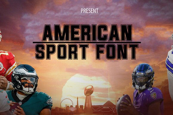 American Sport: Bold Typography for Dynamic Branding