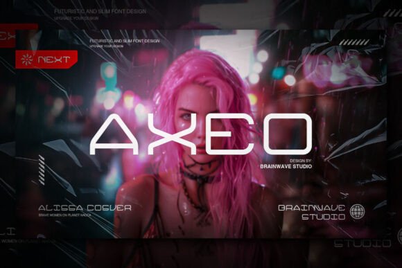 Axeo: The Typeface That Looks Like the Future