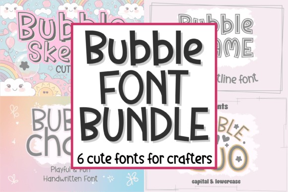 Bubble Bliss: A Playful Font Collection for Creative Projects