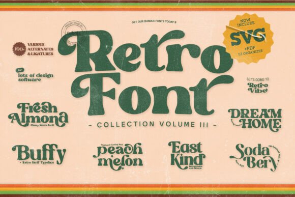 Capturing the 70s Vibe: A Deep Dive into the Retro Groovy Font Bundle