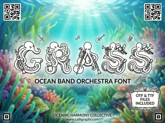 Grass: The Display Typeface That Plays a Visual Symphony