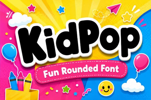 KidPop: The Playful Typeface That Brings Joy to Every Design