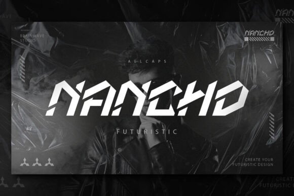 Nancho: A Futuristic Typeface for Bold Visual Impact