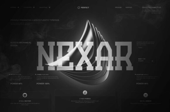 Nexar: The Typeface That Forges a Futuristic Brand Identity