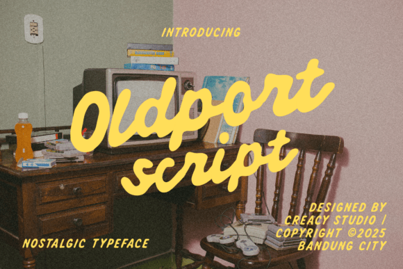 Oldport Script: A Handwritten Typeface with Vintage Character