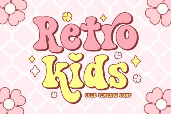 Retro Kids: A Playful Serif Font for Creative Projects