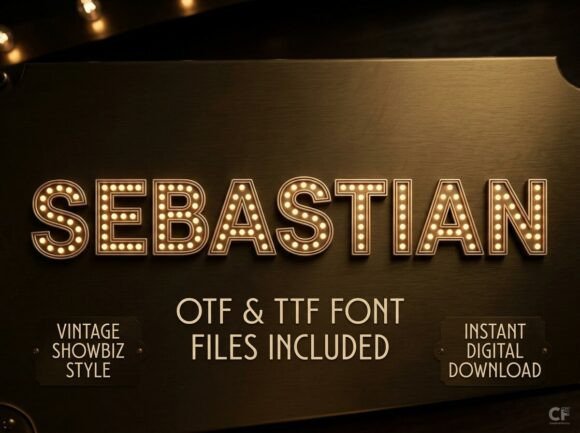 Sebastian: The Marquee Font That Commands the Stage