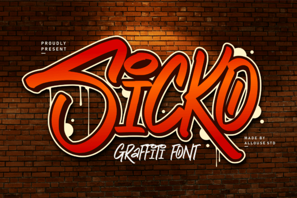 Sicko: The Gritty, Graffiti Font That Demands Attention