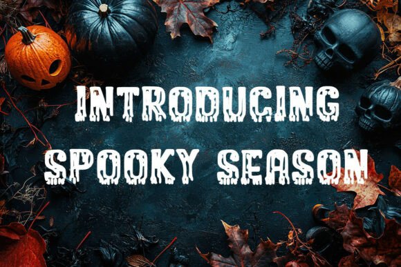 Spooky Season: A Font with Eerie Charm and Surprising Versatility