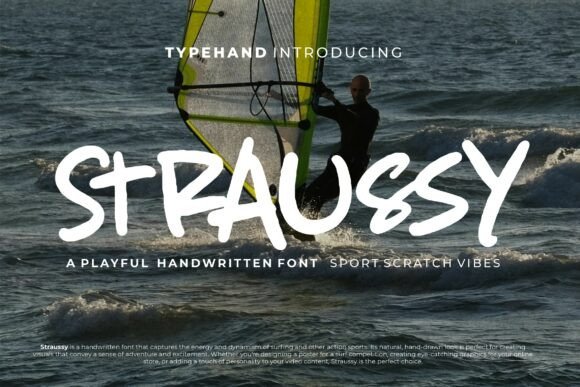 Straussy: The Bold Handwritten Font for Authentic Branding