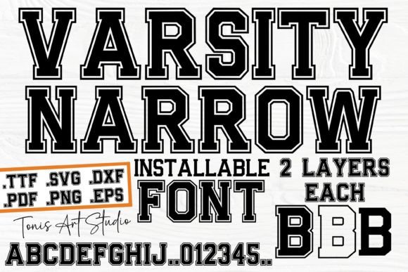 Varsity Narrow: A Bold Typeface for Modern Design
