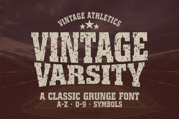 Vintage Varsity: The Athletic Font That Brings Authenticity